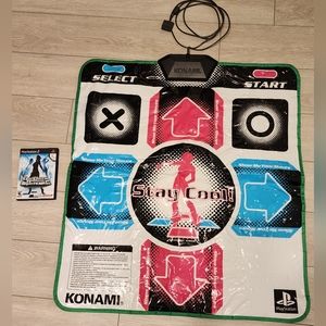 PS2 Dance Dance Revolution Supernova2 Game + Konami Wired DDR Mat